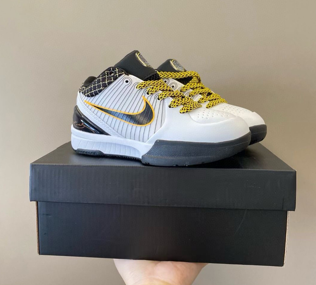 Youth Running Weapon Air Jordan 1 White/Black Shoes 005